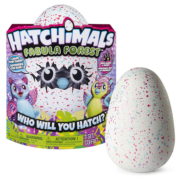 Fabula Forest Hatchimals - интерактивный питомец Пингвинчик тигровый, вылупляющийся из яйца  